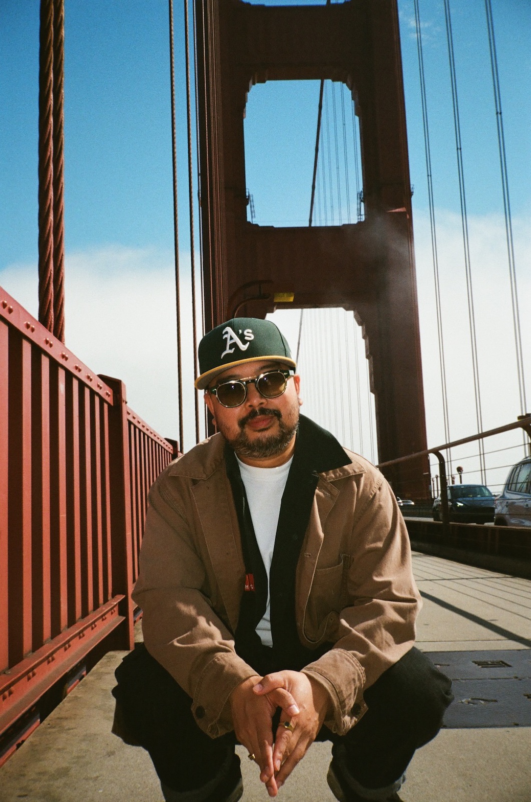 Tom Major on the Golden Gate Bridge