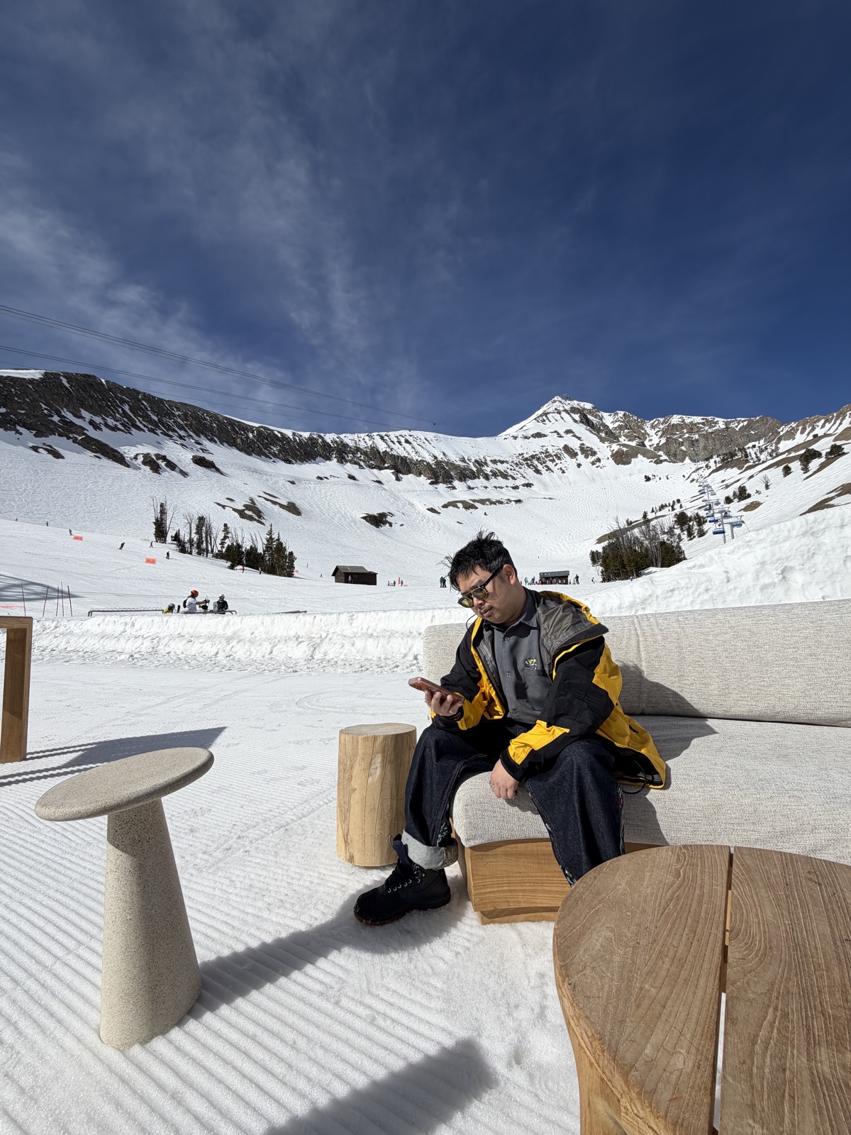 Tom Major on the slopes